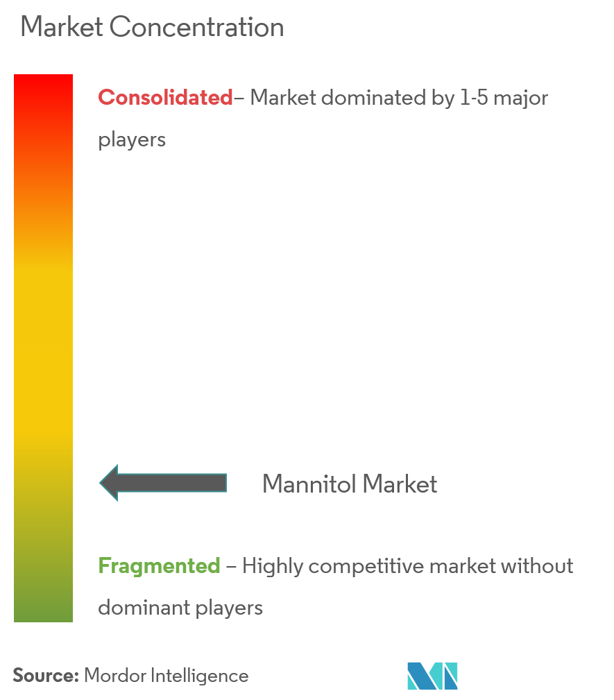 Mannitol Market Concentration